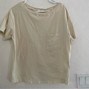 Anthropologie T.La Ivory T-Shirt - sz L